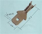 汽配端子   DJ617-4.8X0.5A    4.8插片