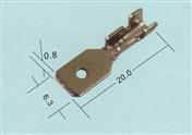 汽配端子  DJ616-6.3X0.8A   6.3插片