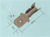 汽配端子  DJ616A-6.3X0.8A   6.3插片